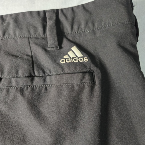 Adidas Golf Shorts (Tag 42) Measures 41.5 Black Stretch Active Performance - Picture 9 of 9